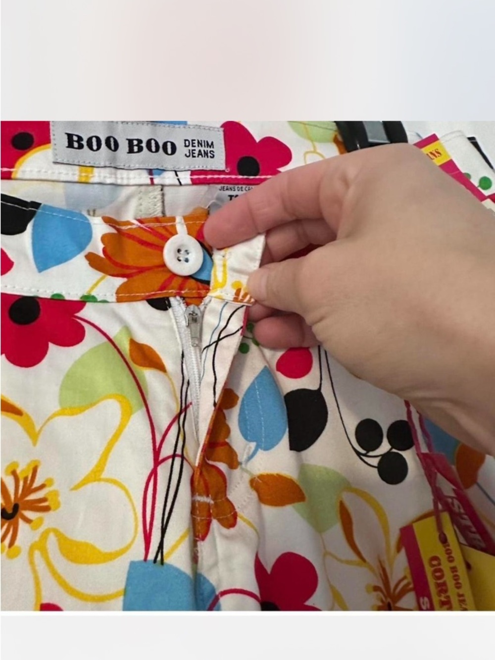 Deadstock Y2k Floral Wide-Leg Lowrise Pants 🌸💐 - Picture 6 of 8